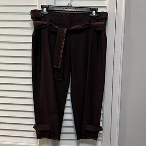 Elie Tahari Elegant Brown Women's 3/4 Pants size 6